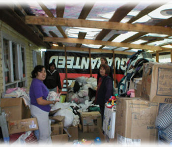 Organizing donations Delcaco